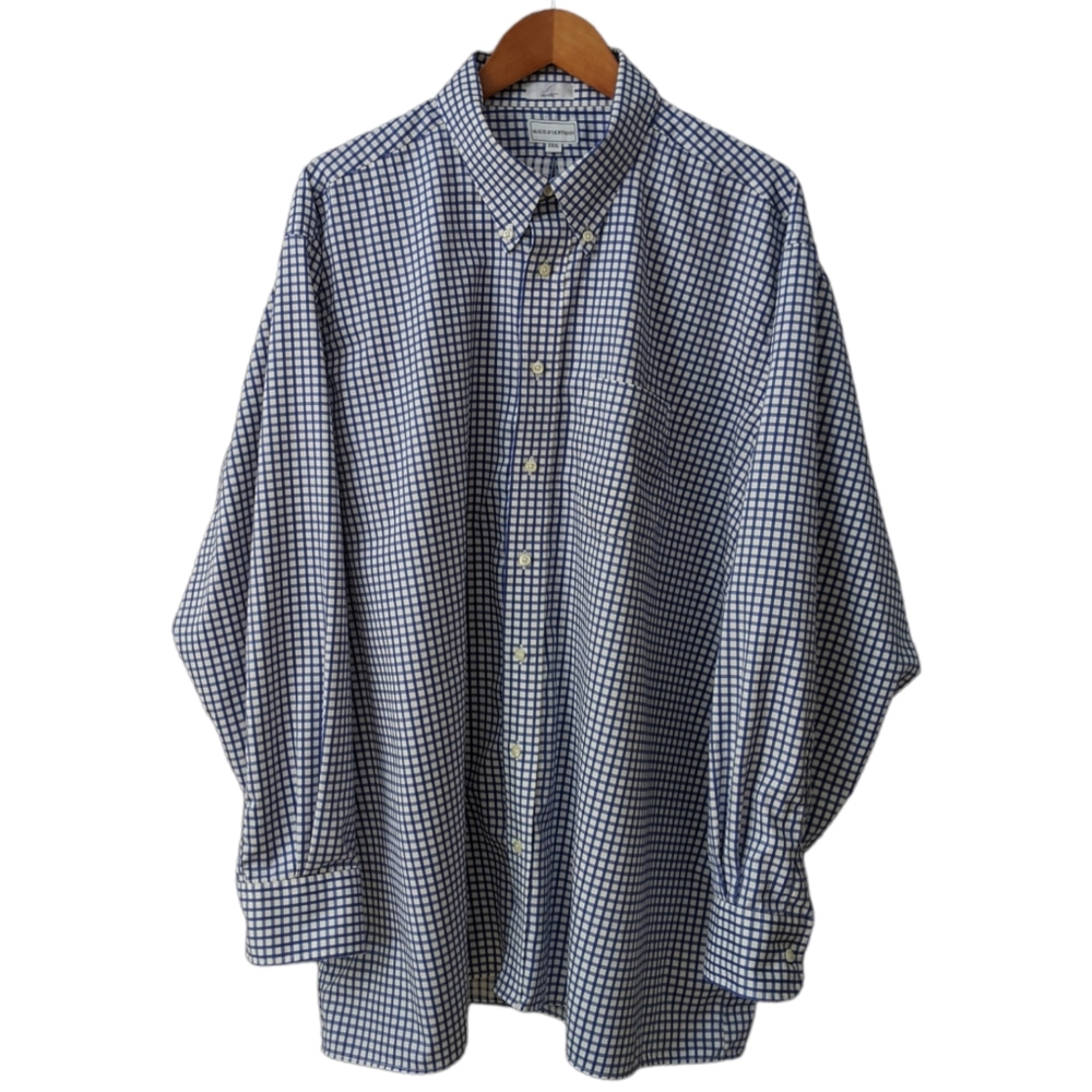 Maus & Hoffman Dry & Fly Long Sleeve Button Down Shirt Size 3XL Egyptian Cotton
